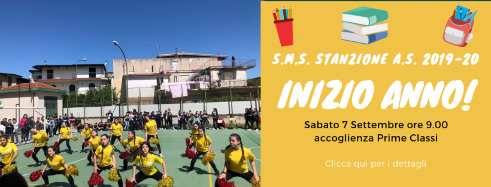 Inizio attività didattiche A.S. 2019-20 Accoglienza